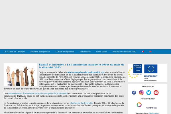 Site using Europehtmlmap plugin