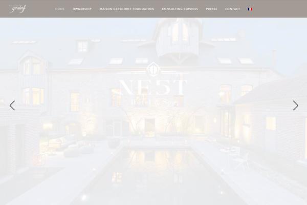 Savory theme site design template sample