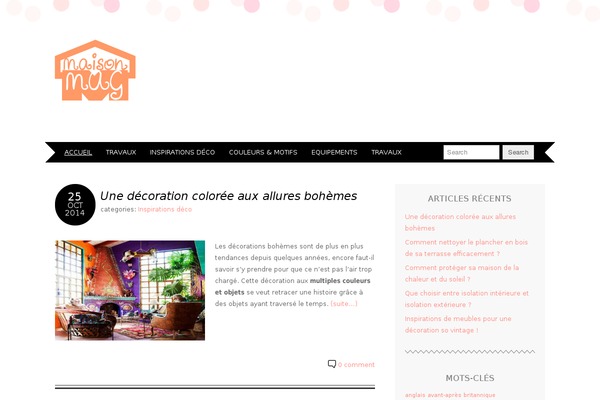 maisonmag.fr site used Adelle