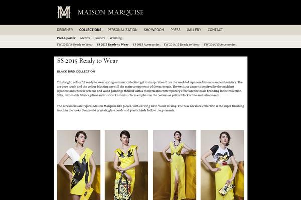 Maison theme site design template sample
