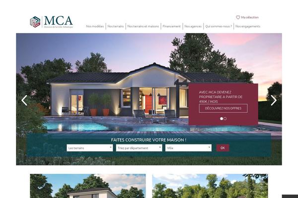 Mca theme site design template sample