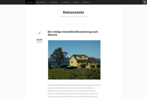 tdPersona theme site design template sample