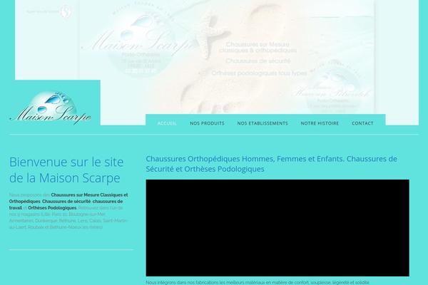 Thine theme site design template sample
