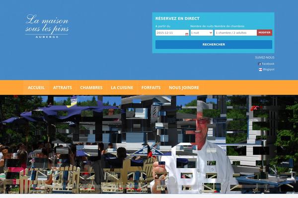 Go theme site design template sample