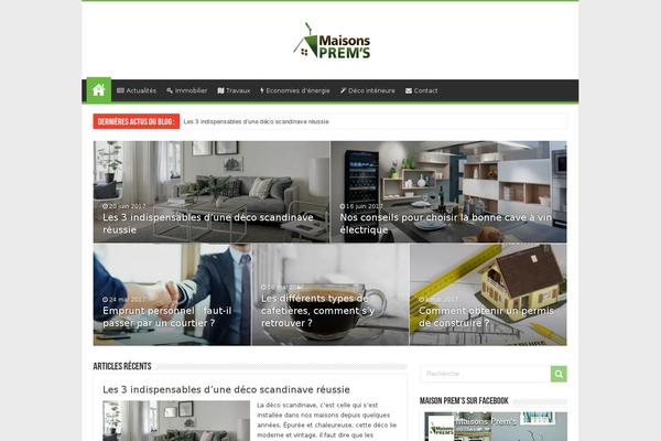 Sahifa theme site design template sample