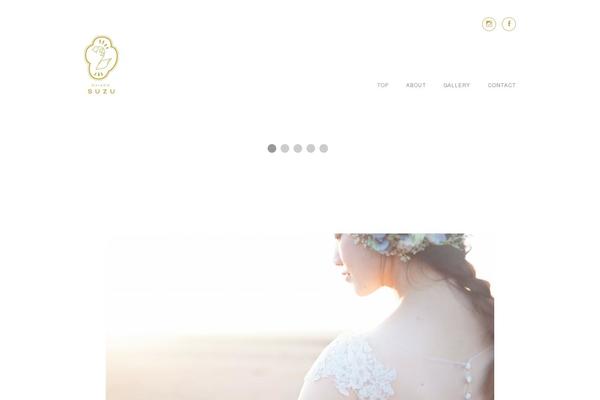 Minimaliste theme site design template sample