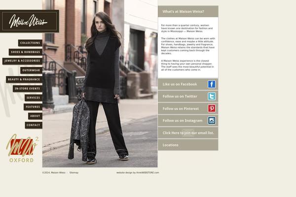 Maison theme site design template sample
