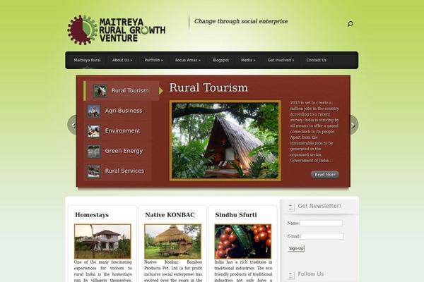 maitreyarural.com site used Maitreya