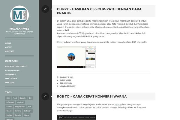 Writr theme site design template sample