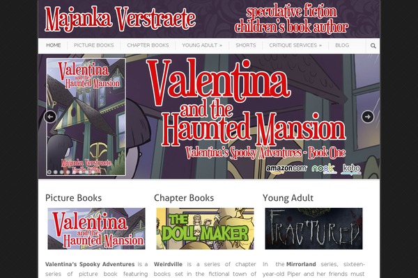 majankaverstraete.com site used Eye-catching-blog