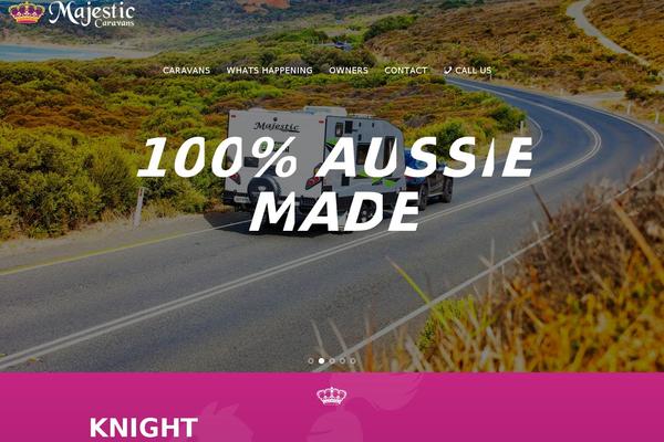 majesticcaravans.com.au site used Majestic