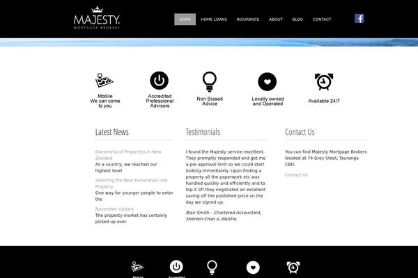 zeeNoble theme site design template sample
