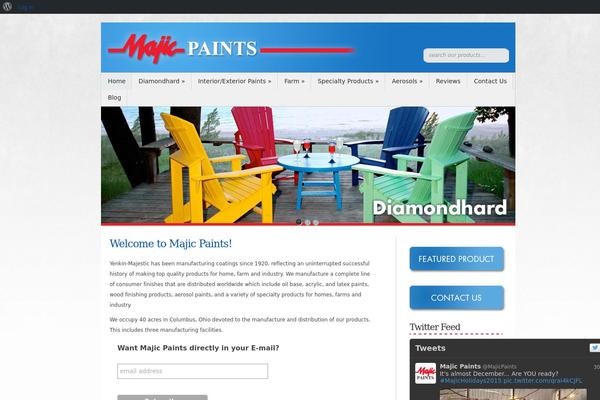 majicpaint.com site used Minimal