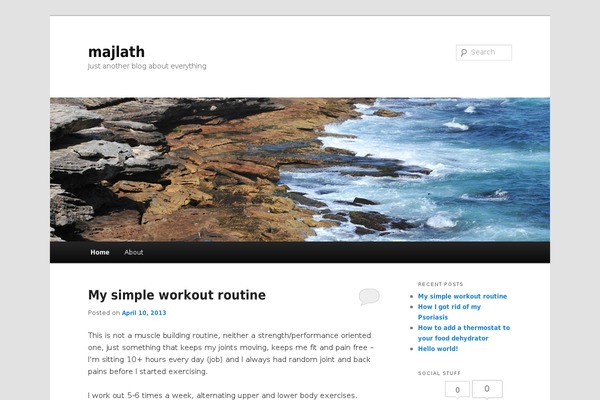 Posterity theme site design template sample
