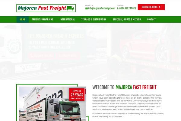Adama theme site design template sample