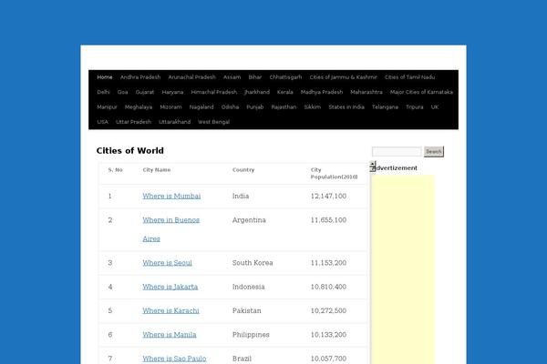 Glades theme site design template sample