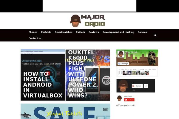 Site using Theia-sticky-sidebar plugin