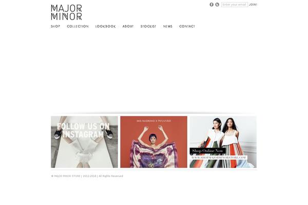 majorminorstore.com site used Majorminor-v2
