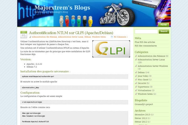 Glossyblue 1 4 theme site design template sample