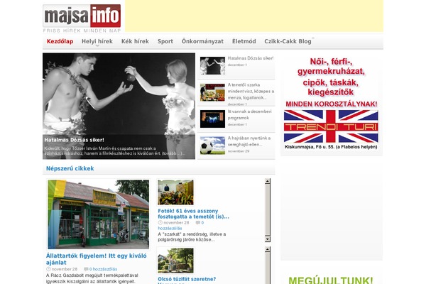 Site using Custom Facebook Feed plugin