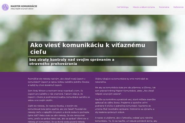 MioWeb theme site design template sample