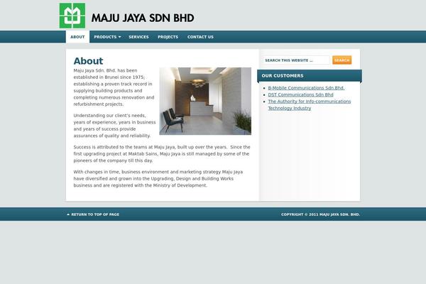 Focus theme site design template sample