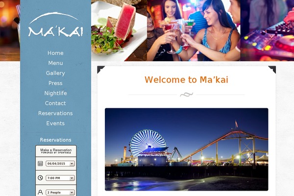 Eatery theme site design template sample