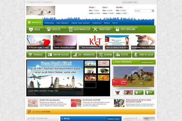 Portal theme site design template sample