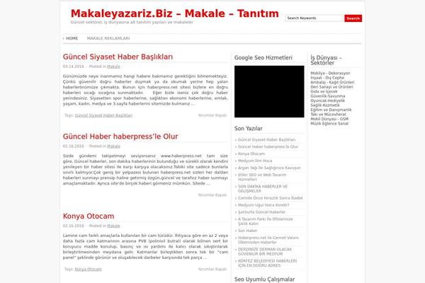 ADSimple theme site design template sample
