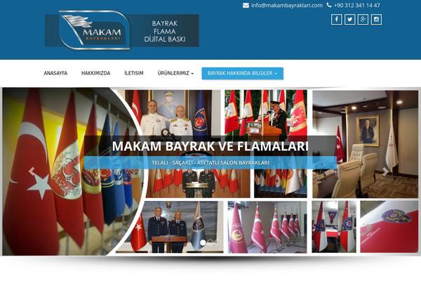 Enigma theme site design template sample