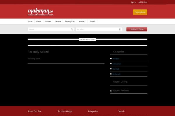 GeoCraft V2 theme site design template sample