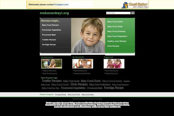 Gemer theme site design template sample