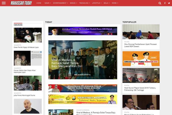 Zox-news-child theme site design template sample