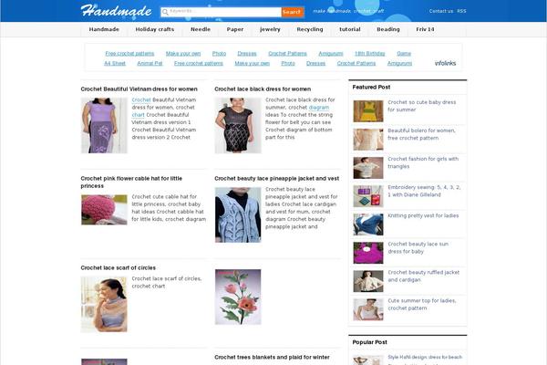 Site using Rss-poster plugin