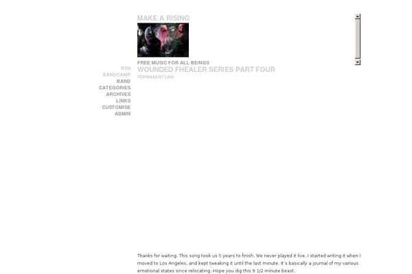 Minimalist theme site design template sample