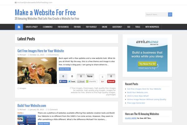 Delicacy theme site design template sample