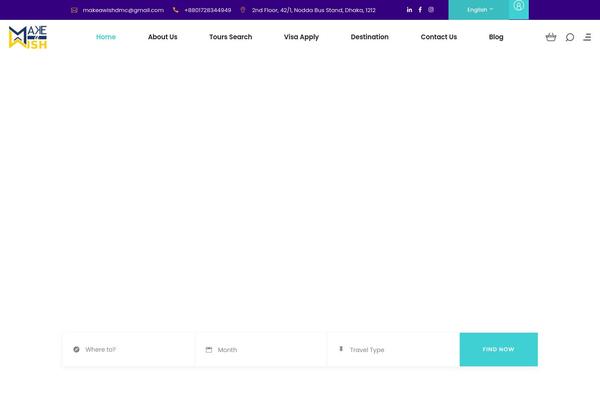 SetSail theme site design template sample