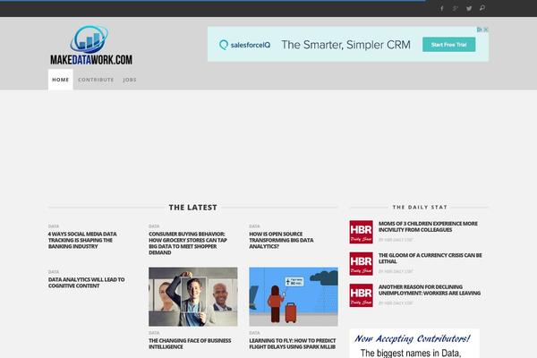 makedatawork.com site used Sprout