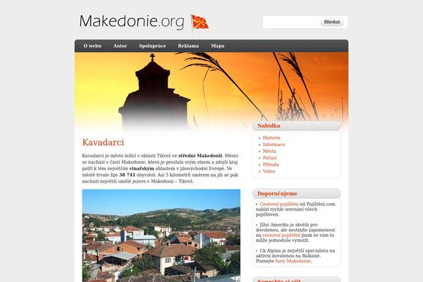 makedonie.org site used zeeDisplay