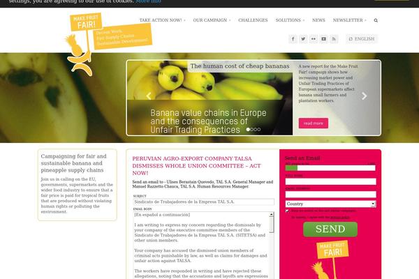 Site using File Away plugin