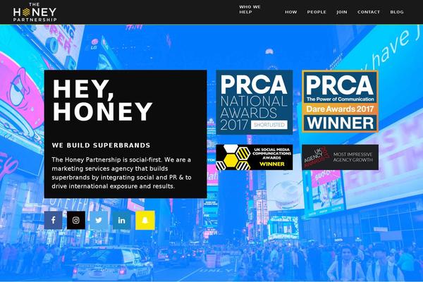 makehoney.com site used Visions