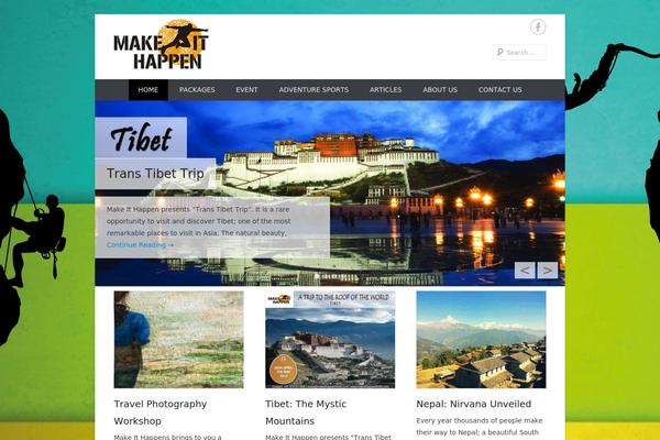 Catch Everest theme site design template sample