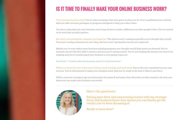 On Topic theme site design template sample