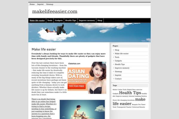 zeeMagazine theme site design template sample
