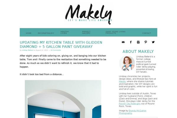 Foodie Pro theme site design template sample