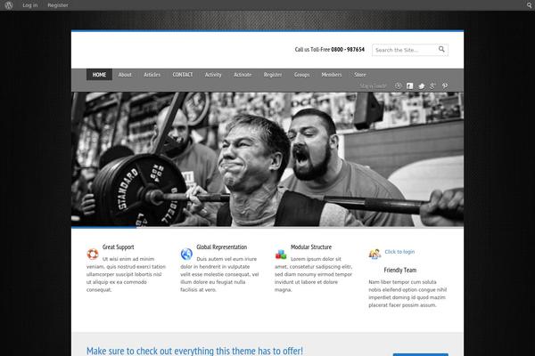 Averis theme site design template sample