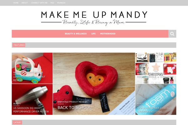 Simplemag theme site design template sample