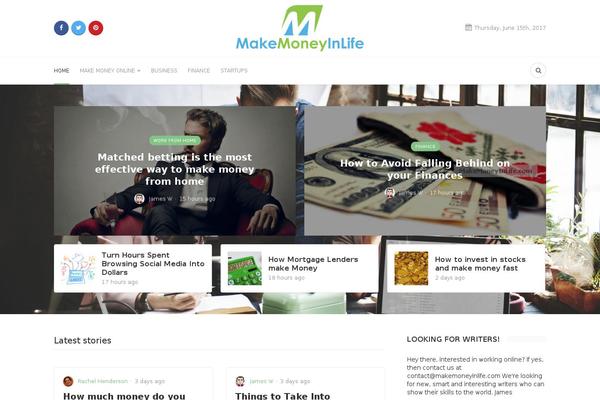 Contentberg theme site design template sample