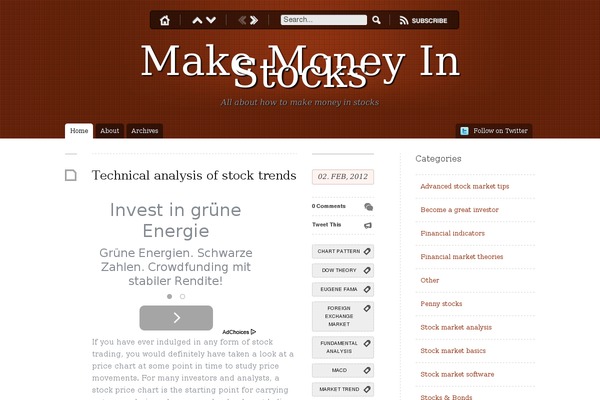 Retreat theme site design template sample