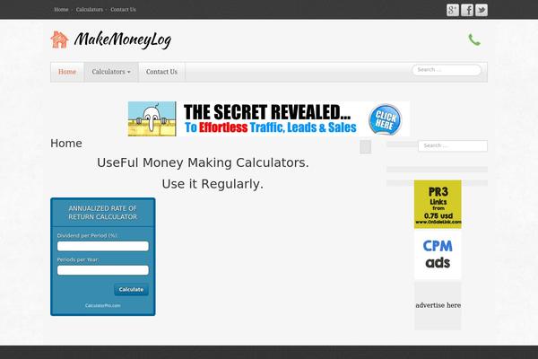 Site using Calcs plugin